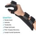 thumbnail image 6 of Resting Hand Splint with Finger Separators - Hand Brace for Finger Contractures - Night Immobilizer Support for Carpal Tunnel Wrist Pain - Thumb Stabilizer Strap For Correction & Comfort, 6 of 9