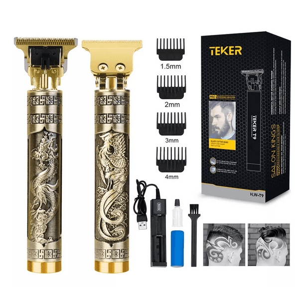 Maquina De Cortar Cabello Perfiladora Cortadora Cabello dragon dorado
