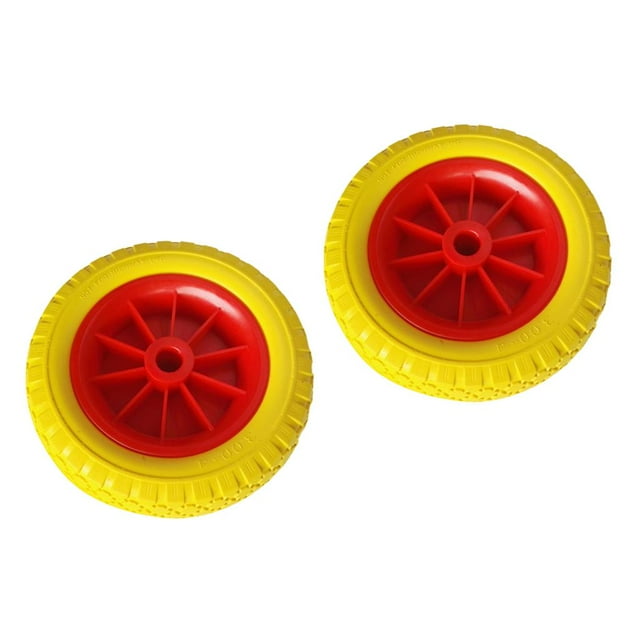 Rueda de Remolque de Kayak kusrkot Amarillo Rojo Kayak de la Carretilla de Neumáticos