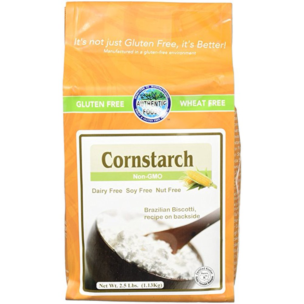 Authentic Foods Cornstarch, 2.5 lbs [6 Pack]