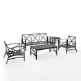 thumbnail image 5 of Crolsey Furniture Kaplan Oil Rubbed Bronze 5 Piece Outdoor Sofa Set with Mist Cushions, 5 of 13