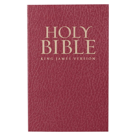 KJV Budget Gift & Award Soft Cover Burgundy, (Hardcover)
