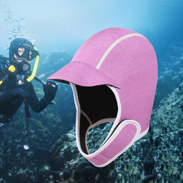 2mm Neoprene Diving Hood With Chin Strap - Thermal Swim Cap For Scuba & Surfing