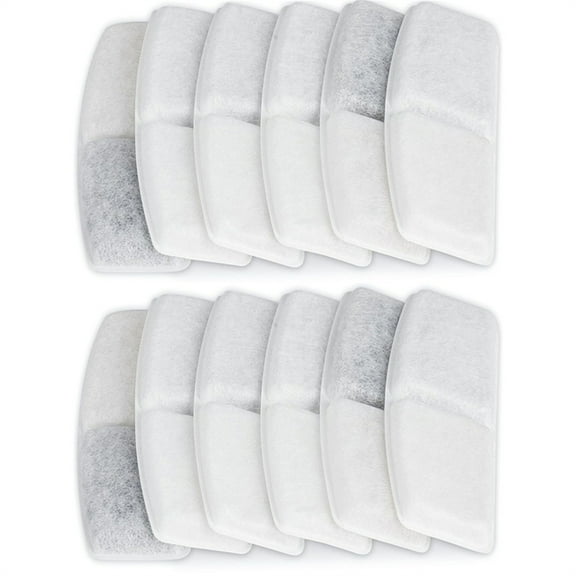 12 Pack Drinking Fountain Filter Cat Water Dispenser Filters Pet Filter for Cat