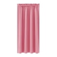 thumbnail image 3 of Brixlen Rod Pocket pink Curtain Panel, Thermal Insulated Light Blocking Window Drape, Energy Saving Privacy Window Curtain for Bedroom Kitchen Apartment, 3 of 3
