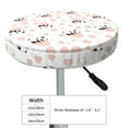thumbnail image 2 of Uemuo Heart Panda Pattern Round Bar Stool Seat Covers Washable Stool Cushion Slipcover Elastic Bar Chair Covers-13 inch, 2 of 7