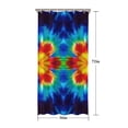 thumbnail image 5 of Colorful Tie Dye Flowe Shower Curtain 36"x72" ,Bathroom Decorative Shower Curtains Set with 12 Hooks,Modern Waterproof Washable Shower Curtain, 5 of 6
