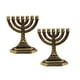 thumbnail image 2 of 2 Piezas de Adorno de Escritorio para Menorah, Portavelas de 7 Ramas para Boda, 2 of 8