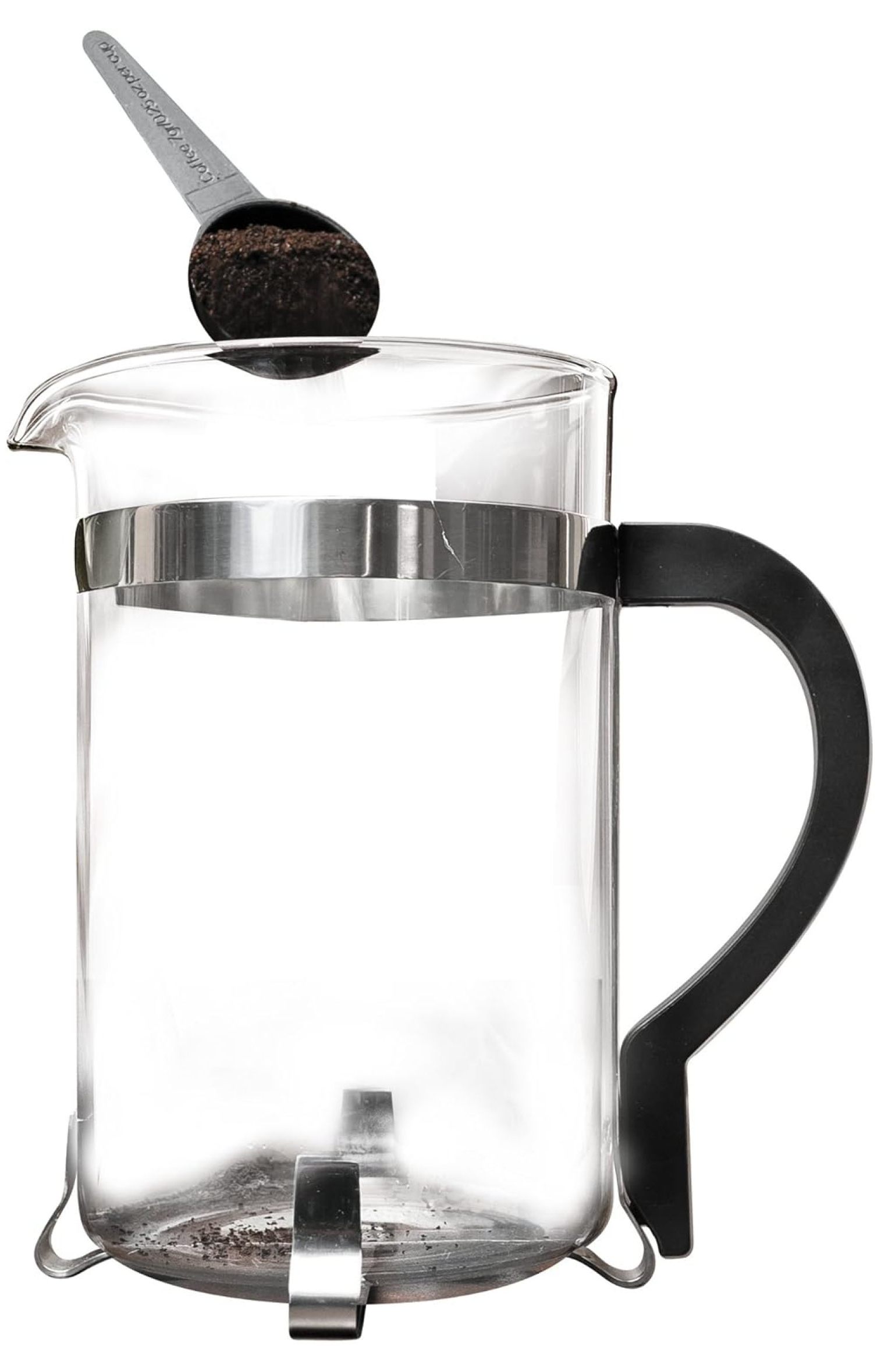 Classic French Press Coffee/Tea Maker Glass 8 Cup/32 Oz, Black/Chrome