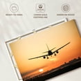 thumbnail image 6 of Elephant Stock Sunrise Airplane Wall Art - Horizontal Canvas Wall Art - Bedroom Wall Decor - Transportation Canvas - Beige And Black Decor - 12" x 8", 6 of 8