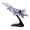 Grey, variant on 1/100 F-22 Airplane Attack Plane Metal Fighter Model Fairchild Republic Diecast Plane Sound Light Aircraft Model, Grey
