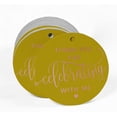 thumbnail image 2 of Inkdotpot Thank You For Celebrating With Me Birthday Bottle Tag Real Rose Gold Foil Favor Hang Tags Pack Of 50, 2 of 6