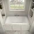 thumbnail image 3 of Streamline N-4120-712-WH 60 in. x 32 in. Acrylic Soaking Drop-In Bathtub in Glossy White, With External Drain in Glossy White, 3 of 12
