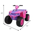 thumbnail image 5 of 12V Ride on ATV for Girls and Boys Kids Electric Vehicle Car Ride on Car for 3-6 Years Old, Music, Pink, 5 of 5