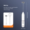thumbnail image 2 of Yuarrent Espumador de leche eléctrico, batidor de huevos, mezclador USB, batidor de café, licuadora de cocina, Mini comida, Chocolate, cocina, Type2 NO2, 2 of 6