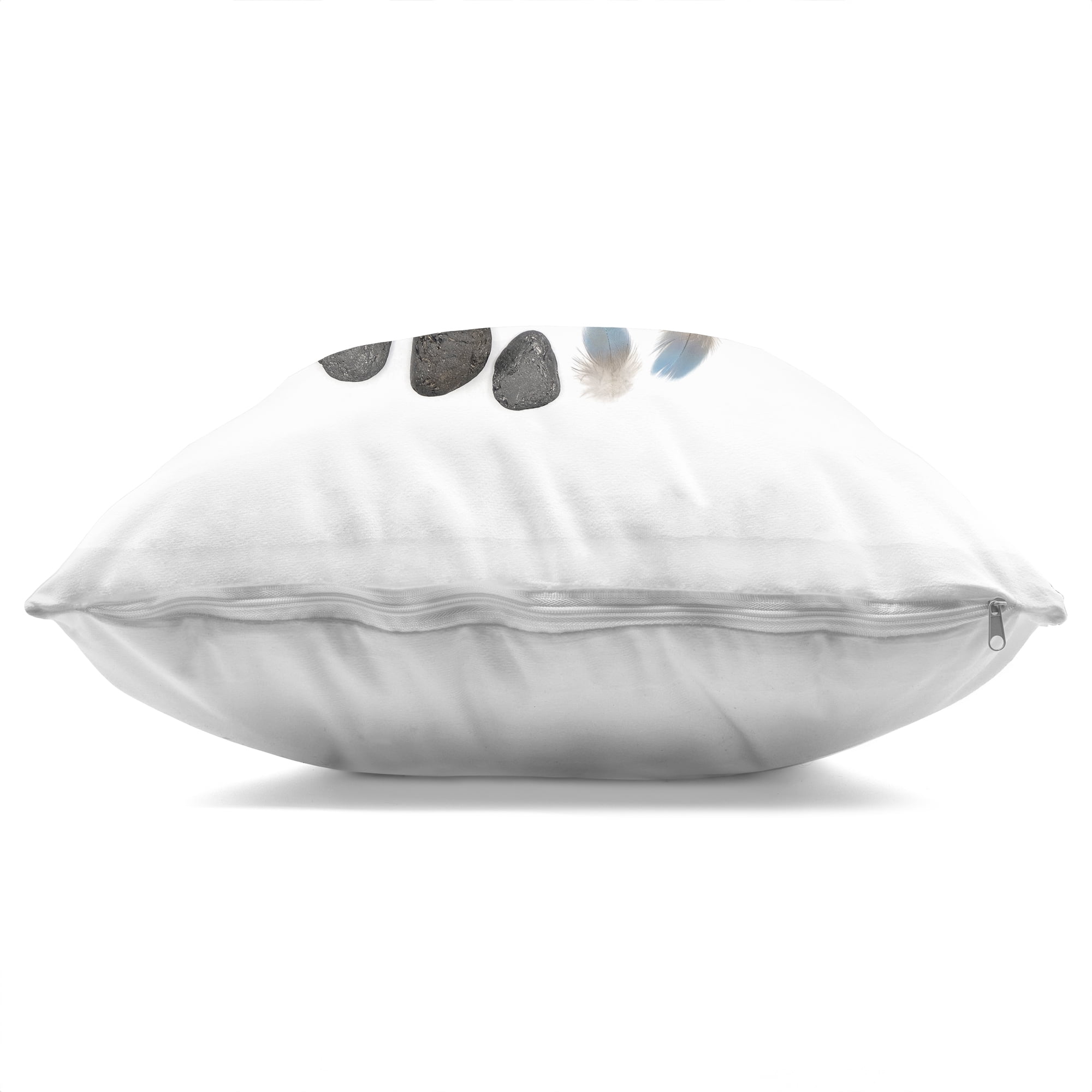 Stupell Industries Feathers & Rocks Collection Decorative Printed Throw Pillow, design by Beth Adoette, 18 x 7 x 18