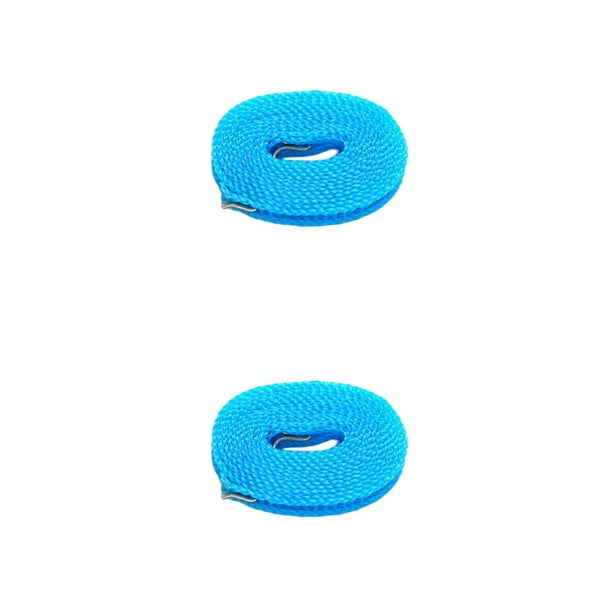 Kearding Tendedero a prueba de viento engrosado, extensible, cuerda para colgar ropa, cuerda para acampar, balcón, terraza, accesorios para Type1 NO1