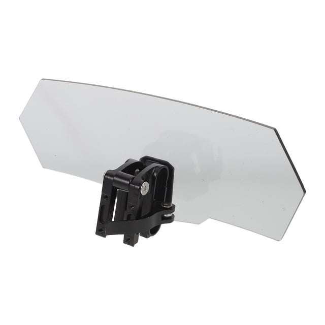 CATIEBYE Adjustable Motorcycle Windshield Extension Clip-on Wind Deflector Spoiler with Uv Resistant Plastic Alloy