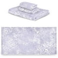 thumbnail image 2 of SKYSONIC Blur Violet Flower Texture Bath Towels Soft Absorbent Bath Towels Bath Towel Set of 3 for Home Hotel Bathroom Decor, 2 of 7