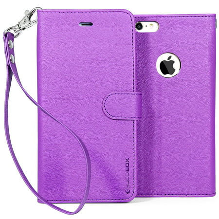 BUDDIBOX iPhone 6S PLUS / 6 Plus Case Premium PU Durable Leather Wallet Folio Protective Cover Case for Apple iPhone 6 PLUS / 6S (Best Wallet Phone Case Iphone 6 Plus)