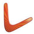thumbnail image 3 of Throwback V Shaped Boomerang Flying Disc Throw Catch Juego Al Aire Libre () Naranja, 3 of 9