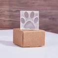 thumbnail image 5 of 1pc Handmade Soap Stamp Paw Print Acrylic Soap Stamp Letter Soap Chapter Embossing Stamp Mini Seal for Soap Clay Biscuits Gummies Arts Crafts Making Projects DIY Gift, 5 of 7