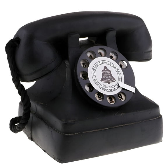 GJX Vintage Antique 1950's Rotary Dial Telephone