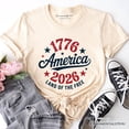 thumbnail image 6 of Patriotic America 1776-2026 Land of the Free T-Shirt, 250 Year Independence Day Celebration Tee, 6 of 6
