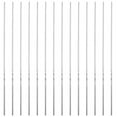 thumbnail image 1 of KAKOWELY 20 brochetas de acero inoxidable para barbacoa, palitos para asar, accesorio para barbacoa, 1 of 5
