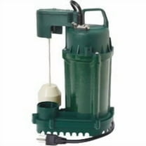 Zoeller 1/2 HP 115V Cast Iron Submersible Sump Pump, 60 GPM 1075-0001