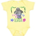 thumbnail image 3 of Inktastic Panama City Beach Florida Cute Swimming Manatee Boys or Girls Baby Bodysuit, 3 of 5
