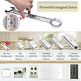 thumbnail image 7 of Cabinet Magnetic Catch 4 Pack Ultra Thin Cabinet Door Magnets Stick on Drawer Magnets Cabinet Latch Magnetic Closures for Cabinets Kitchen Closet Door Closing Magnetic Door Catch Closer, 7 of 7