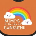 thumbnail image 4 of Inktastic Mimi's Little Ray of Sunshine Boys or Girls Baby Bib, 4 of 4