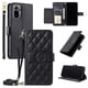 thumbnail image 5 of Funda tipo billetera GANGXUN para Xiaomi POCO M5S 4G – Tapa abatible con correa para mujer, 5 of 5