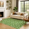 thumbnail image 7 of Addison Rugs Mayfield Premium Machine Washable Transitional Holiday Green Rectangle Rug, 8' x 10', 7 of 7