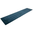 thumbnail image 4 of Magic Steel Blue Pictorial Gabbeh Modern Runner Rug, 3' x 12', 4 of 10