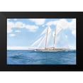 thumbnail image 2 of Wiens, James 18x13 Black Modern Framed Museum Art Print Titled - Majestic Sailboat, 2 of 5