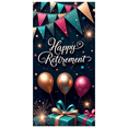thumbnail image 3 of Purple Design Happy Retirement Banner Gift Decoration Balloon Decoration Star Design for Retirement Party Indoor Celebration Event Backdrop, 3 of 8