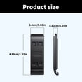 thumbnail image 5 of lanema Camera Battery Vertical Magnetic Cover Quick Release For 360 Pro2 Action Camera Replacement Part Black, 5 of 8