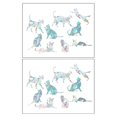 thumbnail image 1 of 2pcs Cat Shape Stickers, 1 of 3