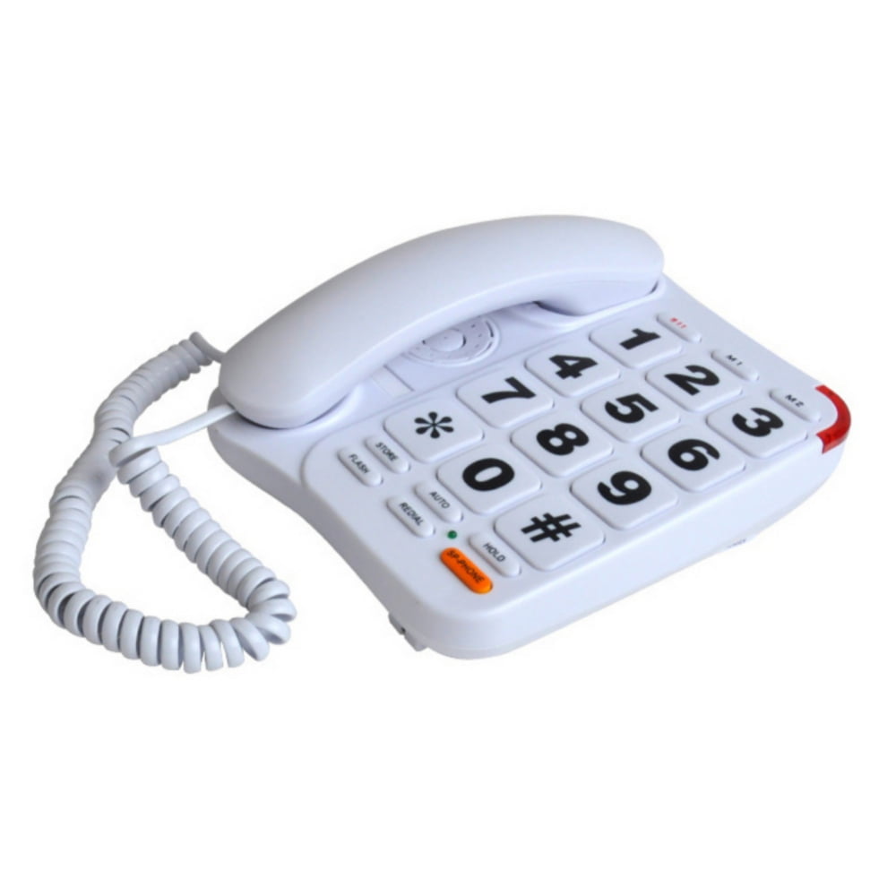 Buy Large Button Phone for Seniors, Amplified Corded Phone with