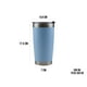 thumbnail image 3 of Vaso Termo Acero Inoxidable P/ Café 20oz Térmico Tapa (Azul Celeste), 3 of 10