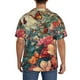 thumbnail image 3 of Balery Butterflies In Blooming Garden Camisa Casual de Manga Corta con Botones para Hombre, Texturizada, Estilo Cubano, para Playa, Verano-4X-Large, 3 of 5