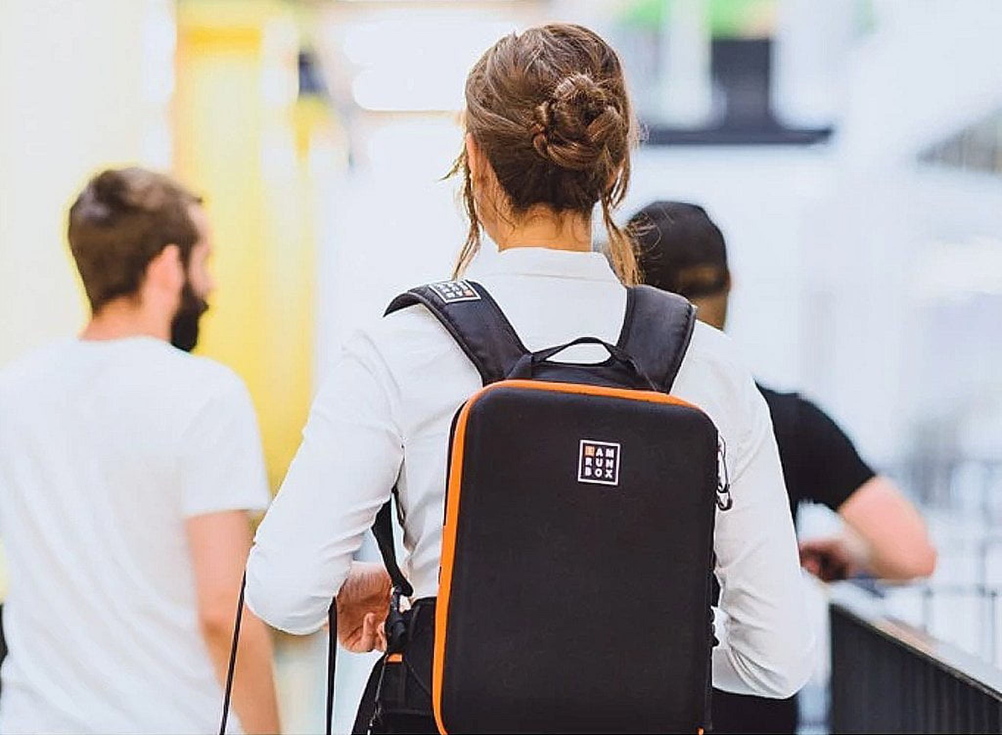 IAMRUNBOX Backpack Lite, Water Resistant, Fits Laptop for Commuting & Travel, Lightweight for Running and Cycling, Black