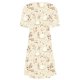 thumbnail image 5 of Vestido Corto para las Mujeres Cuello Redondo Manga Corta Impresa Suéter, Moda Casual Estilo Línea, 5 of 7