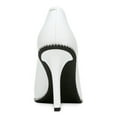 thumbnail image 2 of BAR III Womens White Ball-Chain Hardware Binsa Pointed Toe Stiletto Slip On Pumps Shoes 10 M, 2 of 4