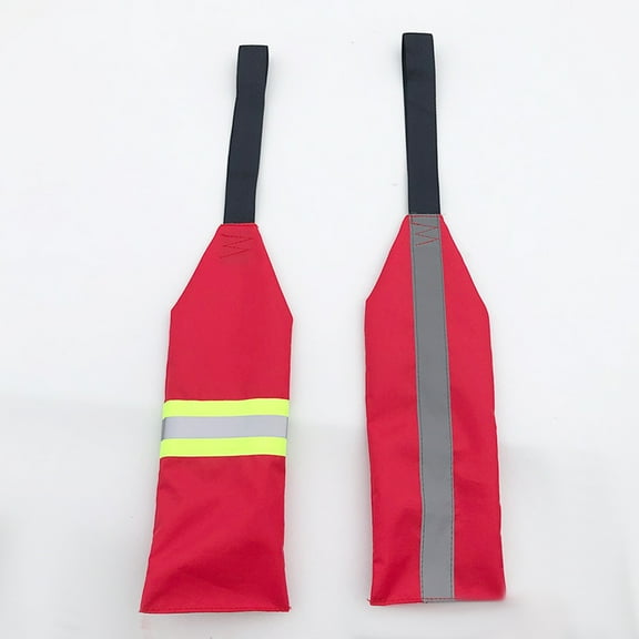 GOOHOCHY 2pcs Kayak Towing Flags Canoes Safety Flags Kayak Warning Flags Kayak Supplies