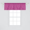 thumbnail image 2 of Ambesonne Pink Floral Window Valance, Peony Petals, 54" X 18", Pink Pale Pink, 2 of 3