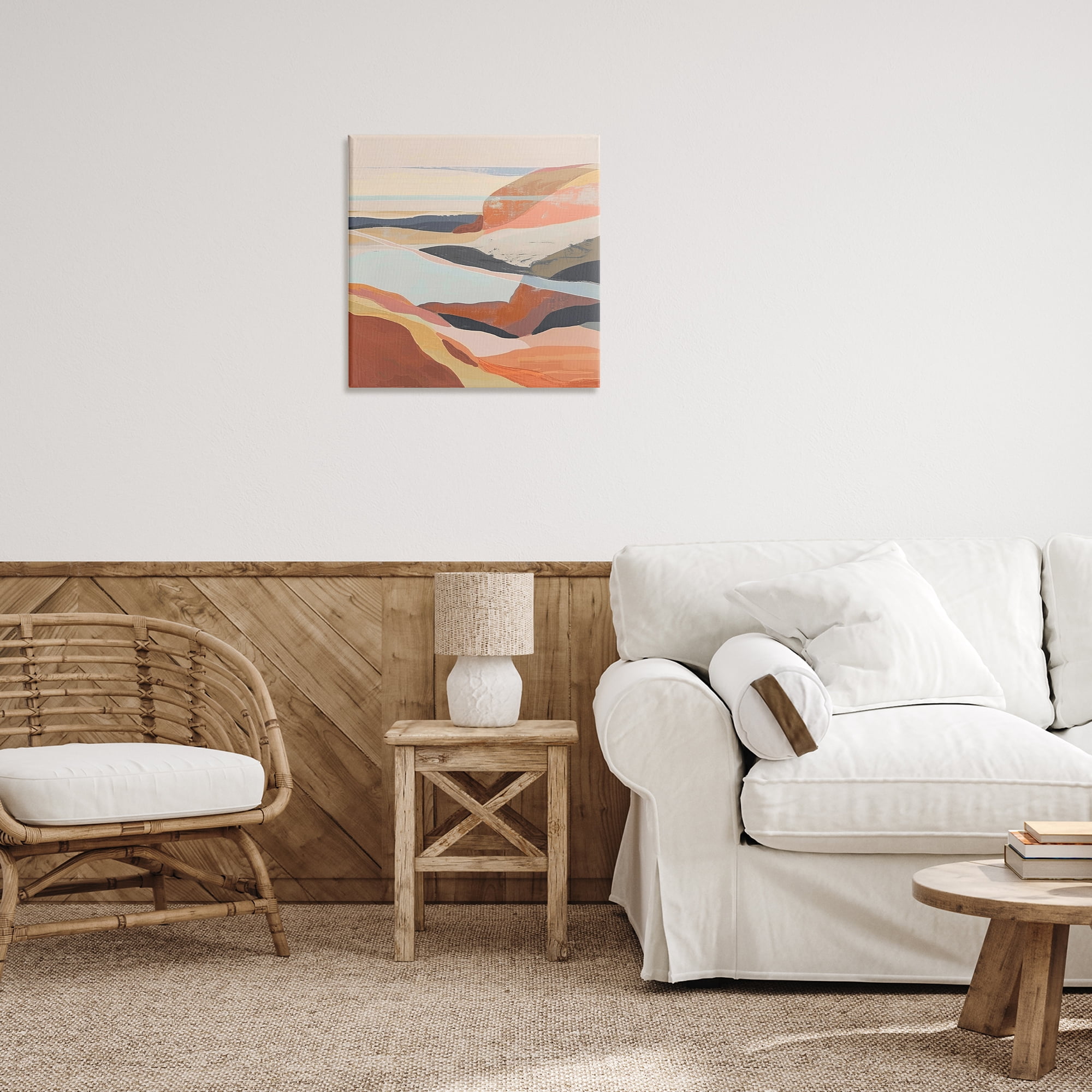 Stupell Industries Windy Desert Hills Landscape & Nature Painting Wrapped Canvas Art Print Wall Art, 24 x 24