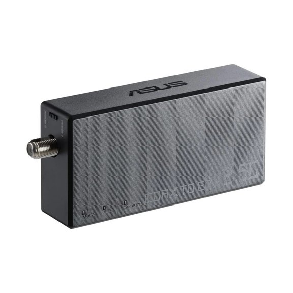 Restored ASUS 2.5Gbps Ethernet Over Coax Adapter (MA-25 1 Pack) (Refurbished)